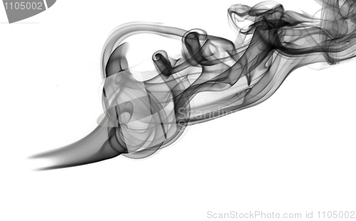 Image of Inverted black fume shapes 