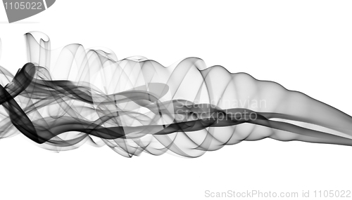 Image of Transparent Abstract smoke  waves