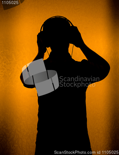 Image of Music - silhouette of DJ with headset