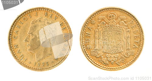 Image of Una or 1 peseta - former Spanish money