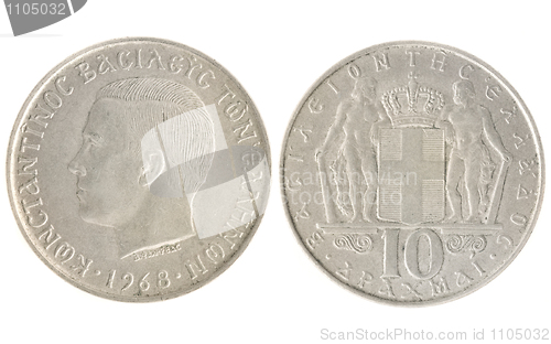 Image of 10 drachmai - Greek money