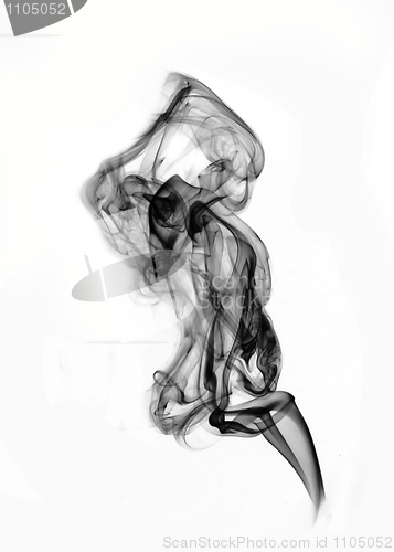 Image of Magic abstract smoke over white
