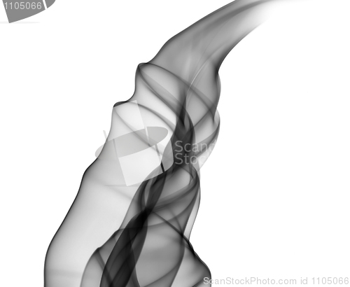Image of Abstract fume pattern on white
