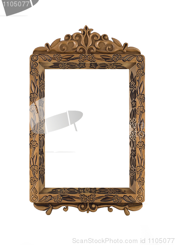 Image of Carved Frame for picture useful as icon case