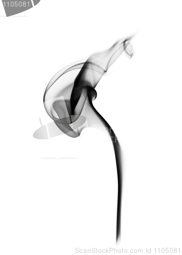 Image of Magic fume abstract over white