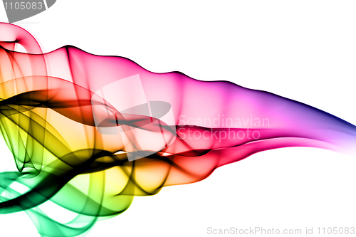 Image of Colored fume abstract swirl 