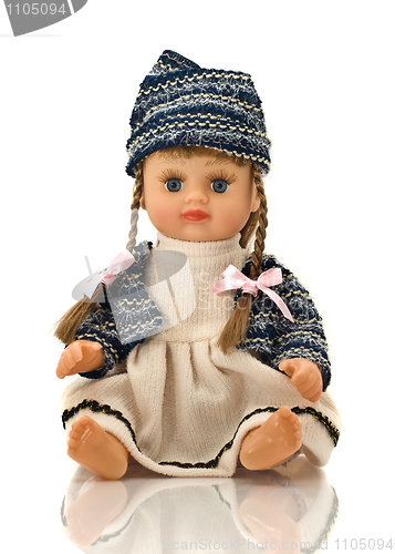 Image of Beautiful doll with long pigtails