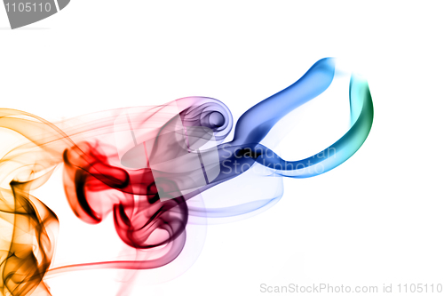 Image of Bright colorful fume abstraction