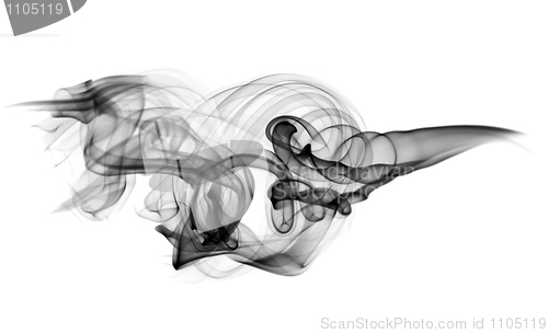Image of Smoke Abstract pattern on white