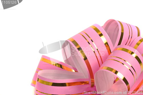 Image of Pink holiday ribbon for presents