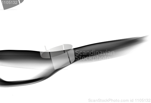 Image of Black fume abstract waves