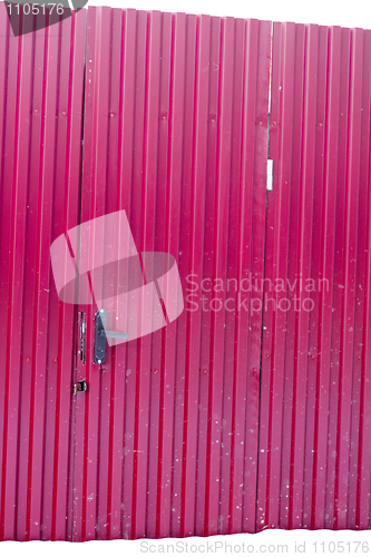 Image of metal fence background