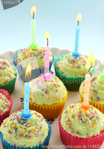 Image of Birthday Candle Cup Cakes