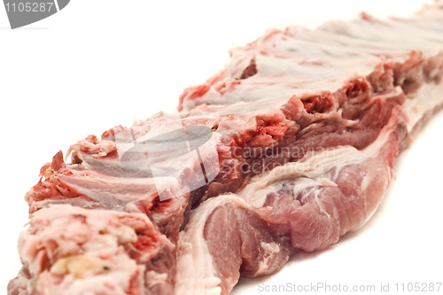 Image of Tasty Uncooked pork ribs