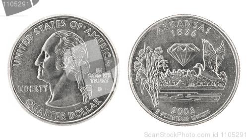 Image of Quarter Dollar Arkansas