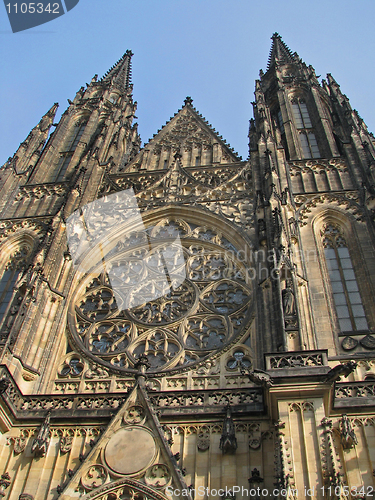 Image of Facade of Saint Vitus Cathedral in Prague