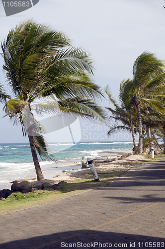 Image of sallie peachie beach storm Corn Island Nicaragua