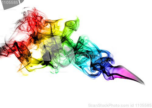 Image of Beautiful coloured smoke