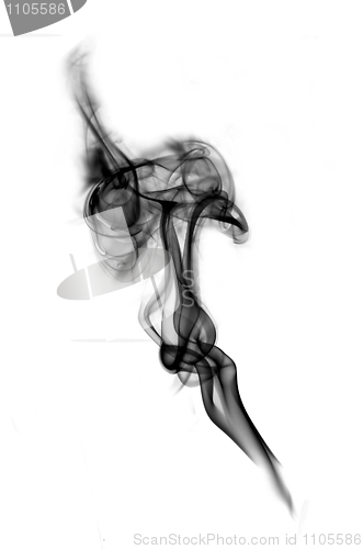 Image of Beautiful black smoke