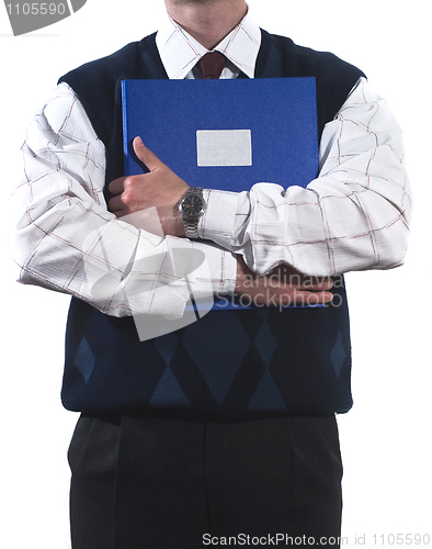 Image of Businessman with folder