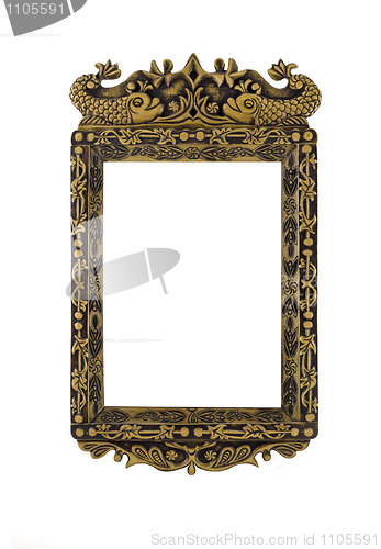 Image of Empty carved Frame for picture or portrait