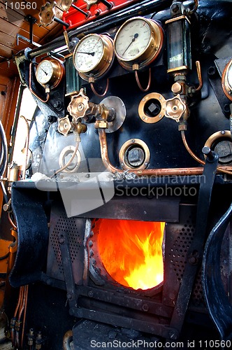 Image of Locomotive cockpit