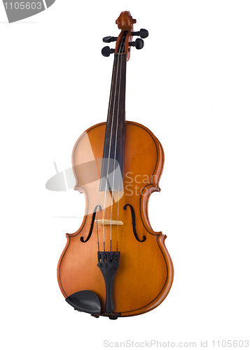 Image of Antique violin isolated 