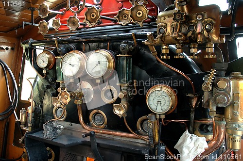 Image of Locomotive cockpit