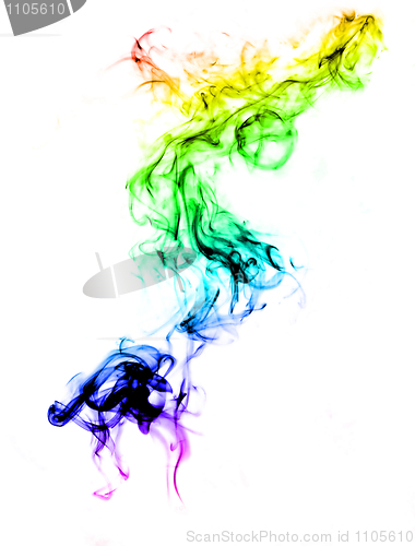Image of Colorful smoke abstract 