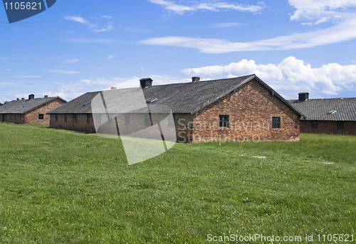 Image of Barracks for women in Auschwitz-Birkenau concentration camp