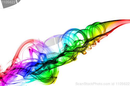 Image of Colored Puff of smoke with gradient