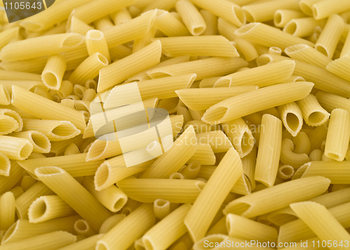 Image of Close-up of uncooked macaroni