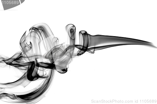 Image of Beautiful puff of abstract smoke