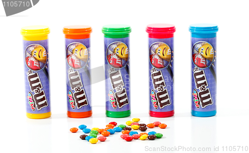 Image of Containers of M&M Minis