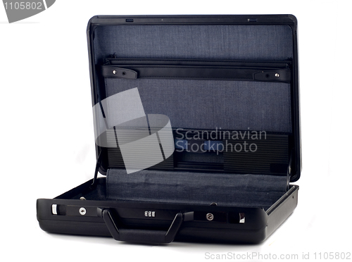 Image of Opened briefcase