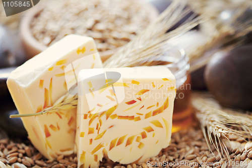 Image of honey and wheat soap