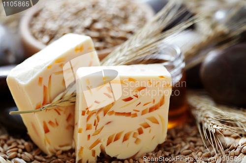 Image of honey and wheat soap