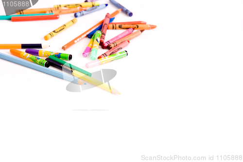 Image of Felt-tip pens and pencils