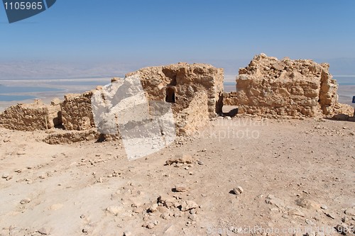 Image of Ruins of ancient Masada fortress