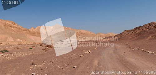 Image of Tourist trail in the rocky desert