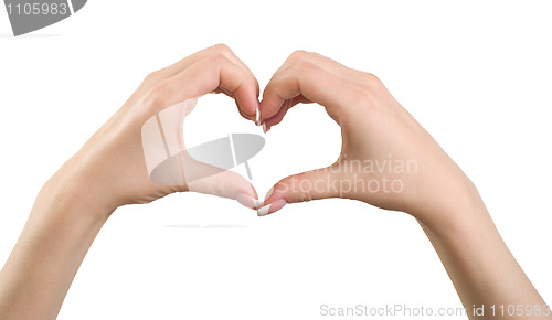 Image of Heart gesture.