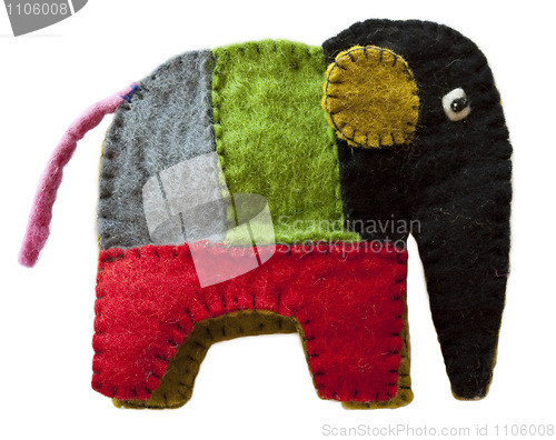 Image of Woolen elephant