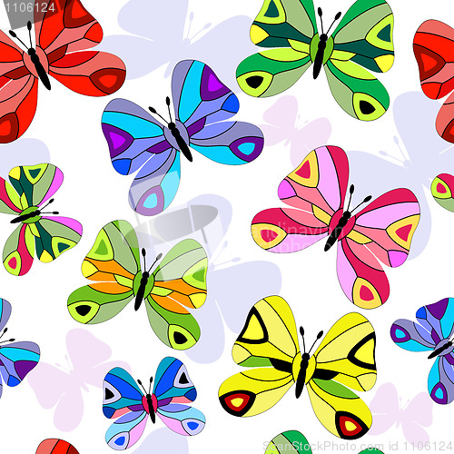 Image of White seamless pattern