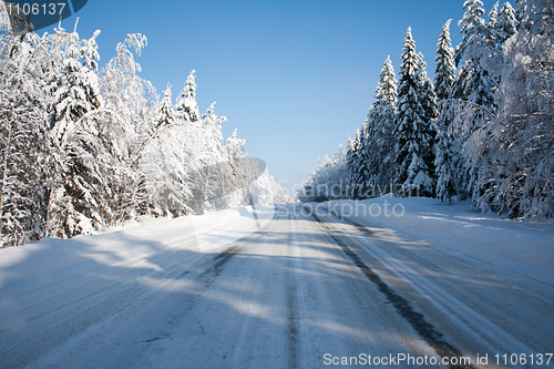 Image of Icy road