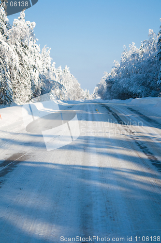Image of Icy road