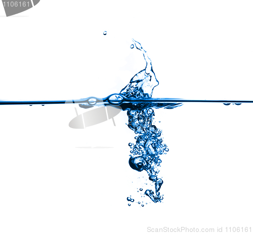 Image of water splash bubble