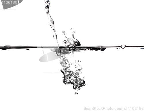 Image of water drop bubble