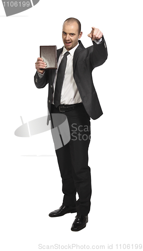 Image of businessman speak