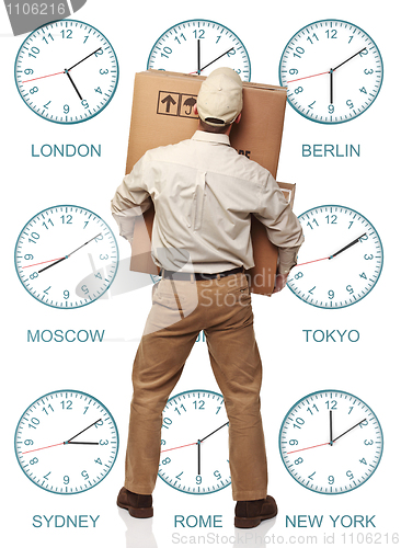 Image of time zone delivery