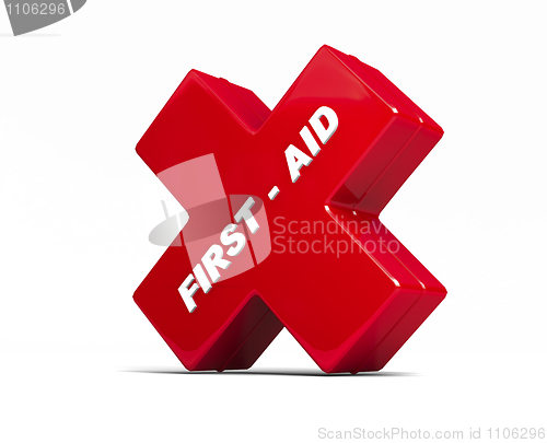 Image of first aid red box